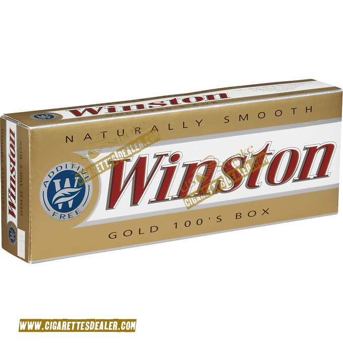 Winston Gold 100's Box